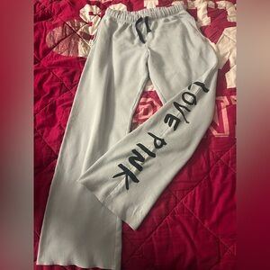 PINK Victoria's Secret Light Gray Sweatpants